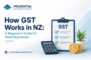 "GST guide for small businesses in New Zealand."