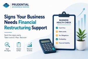 signs of financial restructuring