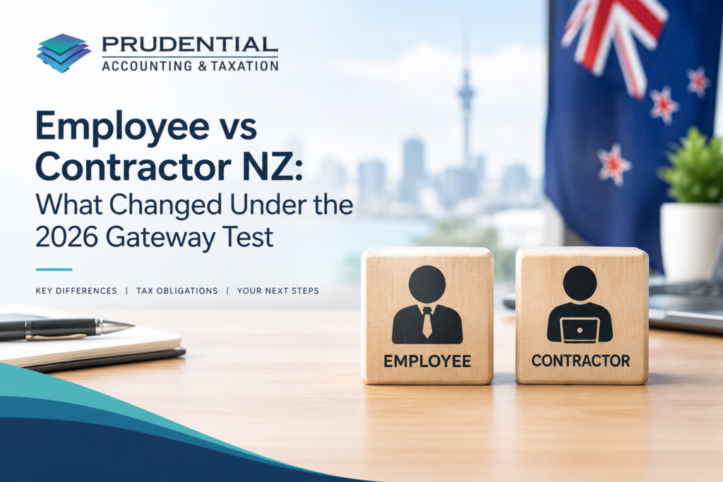 Employee vs contractor NZ 2026 gateway test comparison
